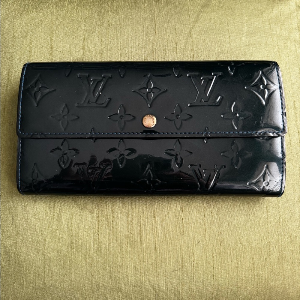 LOUIS Vuitton Portefeuille Vernis Sarah Wallet